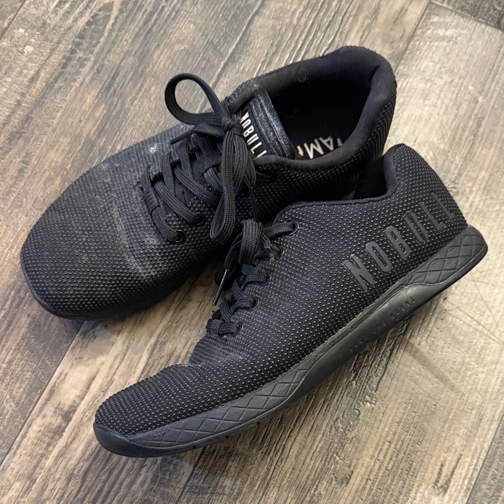 NOBULL Men’s Black Trainers, Size 7.5